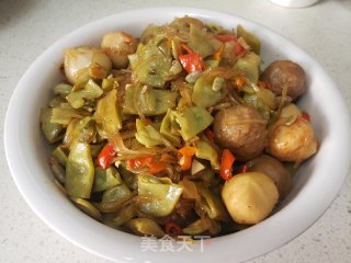 梅豆丸子炖粉条的做法步骤：8