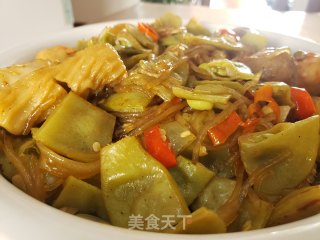 梅豆丸子炖粉条的做法步骤：9