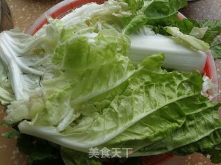 红虾白菜粉丝汤的做法步骤：3