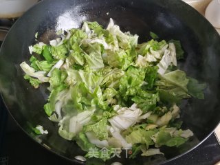 红虾白菜粉丝汤的做法步骤：6