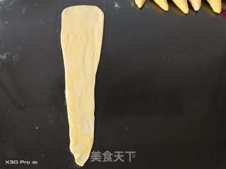 南瓜椰蓉面包卷（一次发酵）的做法步骤：4