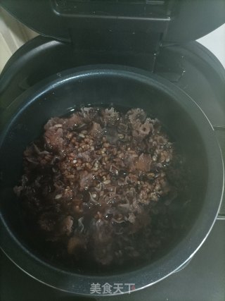 三色糙米炖银耳的做法步骤：6