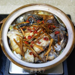 鱼头白菜煲的做法步骤：10