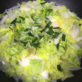 荷包蛋白菜汤的做法步骤：6