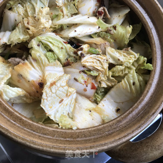 土锅白菜炖豆腐的做法步骤：7
