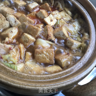 土锅白菜炖豆腐的做法步骤：8