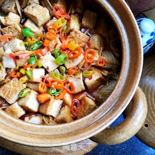 土锅白菜炖豆腐的做法步骤：13
