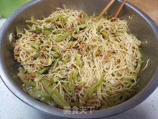 梅豆肉丝卤面的做法步骤：6