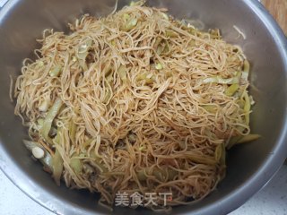 梅豆肉丝卤面的做法步骤：9