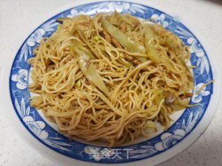 梅豆肉丝卤面的做法步骤：10