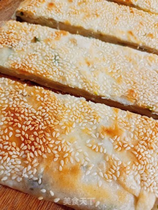 葱花千层饼的做法步骤：16