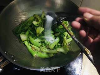 蒜香芥菜的做法步骤：3