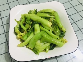 蒜香芥菜的做法步骤：6