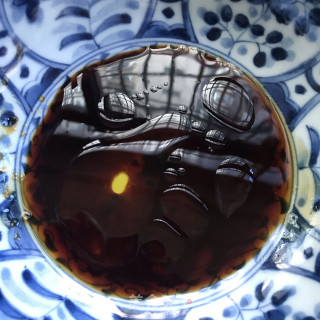 油鸡纵拌面的做法步骤：7