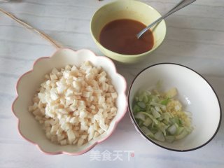 杏鲍菇炸酱的做法步骤：2