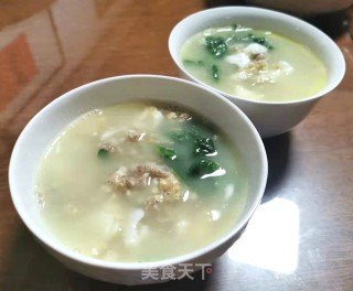 肉末鸡蛋茼蒿汤的做法步骤：8