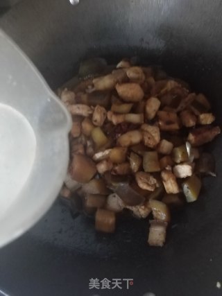 茄子打卤面的做法步骤：12