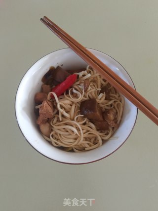 茄子打卤面的做法步骤：18