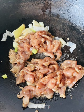 香干土豆炒肉片的做法步骤：10