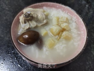 香菇干贝鸡粥的做法步骤：4