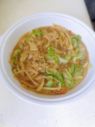 白菜粉条炖酥肉的做法步骤：12