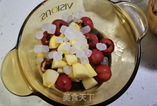 苹果山楂饮的做法步骤：2