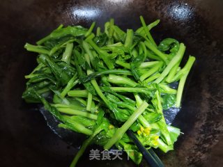 小炒白菜苔的做法步骤：5