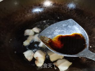 回锅肉炒辣椒的做法步骤：4