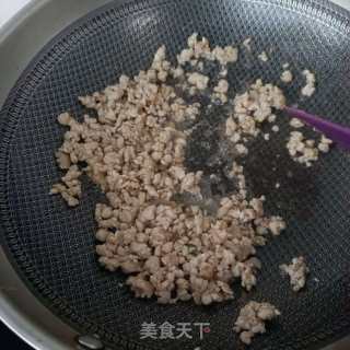 肉末炒蓑衣咸菜的做法步骤：7