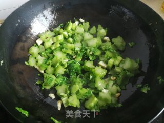 芥菜炒豆腐的做法步骤：3