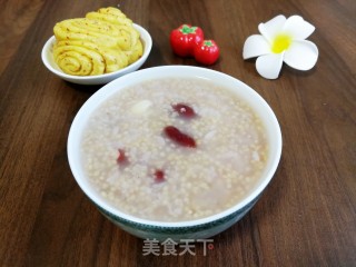 莲子红豆二米粥的做法步骤：4