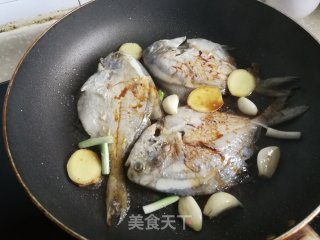 红烧鲳鱼的做法步骤：4