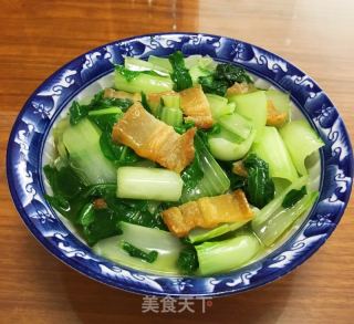 腊肉炒白菜的做法