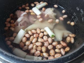 花生猪蹄煲的做法步骤：7
