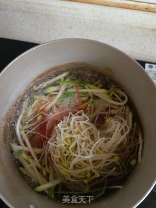 盐水三色蔬的做法步骤：4