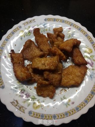 软炸猪肉片的做法