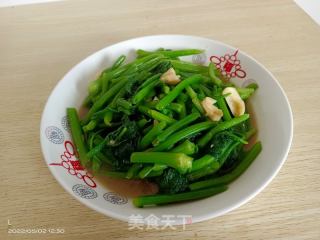 蒜香南瓜苗的做法