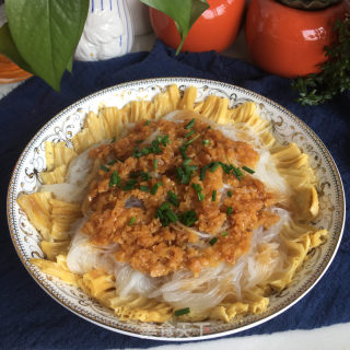 蒜蓉粉丝蒸腐竹的做法