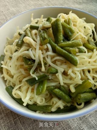 豆角焖面的做法