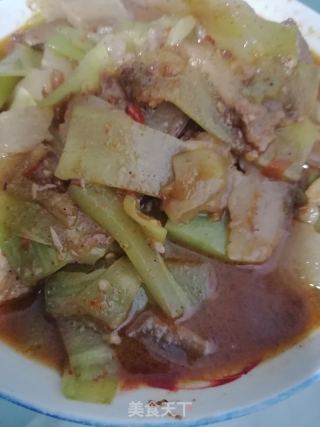 猪头肉炒莴笋的做法