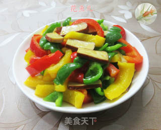 鸡蛋干炒彩椒的做法