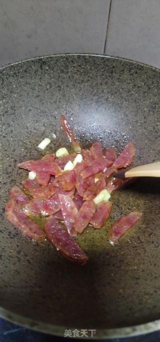 腊肠炒四季豆木耳的做法步骤：11