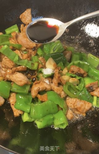 辣椒炒肉的做法步骤：9
