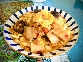 莲花白回锅肉的做法
