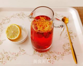 莓汁柠檬金丝皇菊茶的做法步骤：6