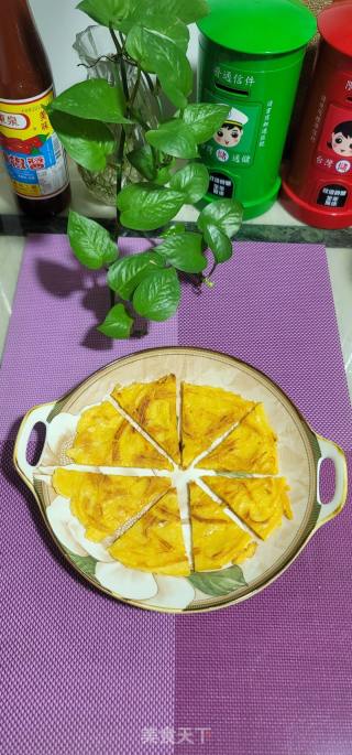南瓜鸡蛋煎饼的做法