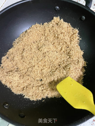 自制肉松的做法步骤：9