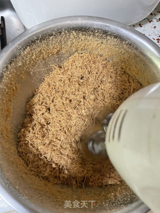 自制肉松的做法步骤：8