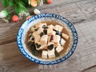 三七叶烧豆腐的做法