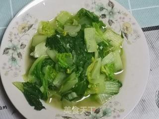 蒜香快菜的做法